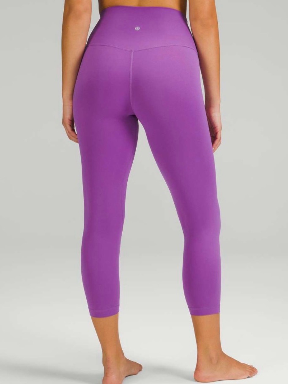 🌺LULULEMON  High-Waist ALIGN crop Leggings 23” moonlit magenta 🌺